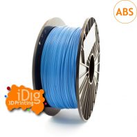 Premium blue ABS 3D printer filament from iDig3Dprinting