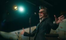 David Johansen performs onstage in "Personality Crisis: One Night Only."