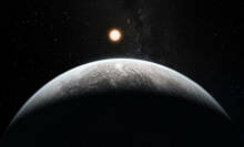 A rocky exoplanet orbiting a star