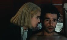 Christopher Abbott and Margaret Qualley in "Sanctuary." 