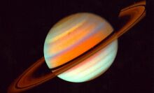 Viewing Saturn's rings in infrared
