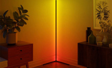 LED corner floor lamp