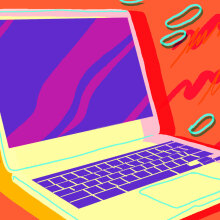 illustration of laptop