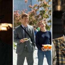 Benedict Cumberbatch in "The Power of the Dog," Glen Powell and Zoey Deutch in "Set It Up," and Forest Whitaker in "Jingle Jangle: A Christmas Movie."