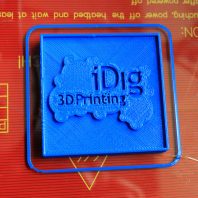 i Dig 3D printing test 3D printer model