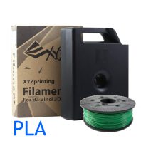 Clear Green PLA 3D printer filament Cartridge and refills for XYZ printing Da Vinci 3D printers