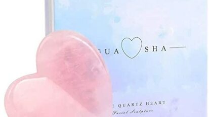 rose quartz gua sha tool