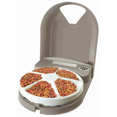 PetSafe EatWell 5-Meal Automatic Pet Feeder on a white background.