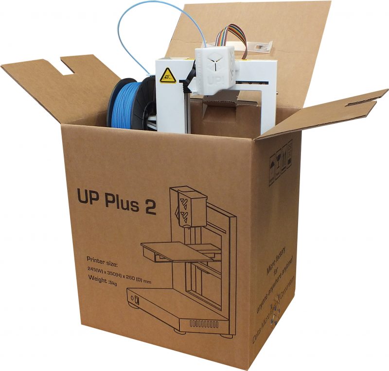 UP! Plus 2 3D printer in box