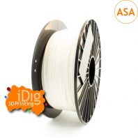 White ASA UV resistant 3D printer filament