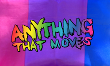 anything that moves rainbow logo superimposed on bisexual pride flag