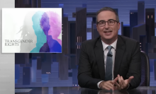 John Oliver on his show.