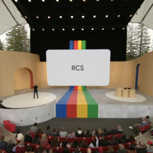 RCS announcement at Google I/O