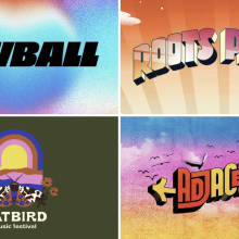 Governors Ball / Roots Picnic / Catbird / Adjacent music festival logos in collage
