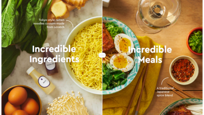 Food options from Blue Apron