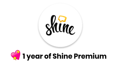 Shine app logo on a white background.